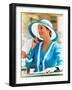 Princess of Wales on Her 1992 Tour of Egypt May 1992-null-Framed Photographic Print