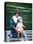 Princess of Wales with William in New Zealand, April 1983-null-Stretched Canvas