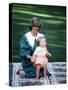 Princess of Wales with William in New Zealand, April 1983-null-Stretched Canvas