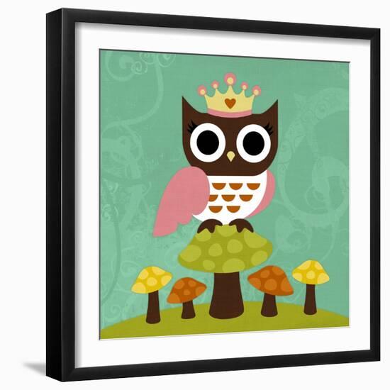 Princess Owl-Nancy Lee-Framed Art Print