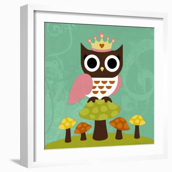 Princess Owl-Nancy Lee-Framed Art Print