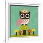 Princess Owl-Nancy Lee-Framed Art Print