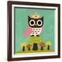 Princess Owl-Nancy Lee-Framed Art Print