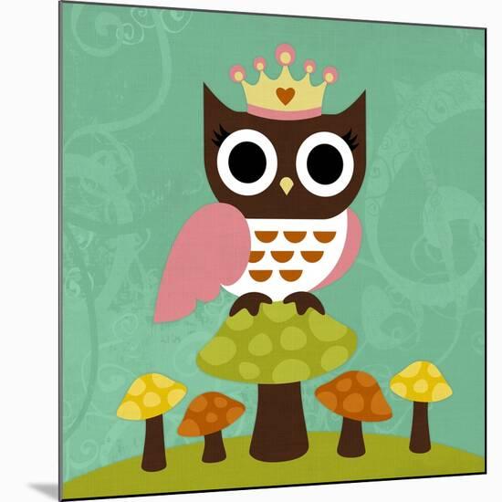 Princess Owl-Nancy Lee-Mounted Art Print