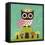 Princess Owl-Nancy Lee-Framed Stretched Canvas