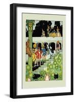 Princess Ozma's Court-John R. Neill-Framed Art Print