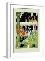 Princess Ozma's Court-John R. Neill-Framed Art Print