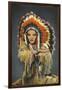 Princess Pale Moon, Choctaw Indian-null-Framed Art Print