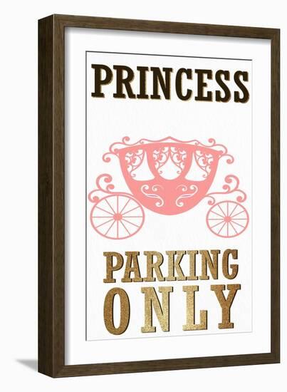 Princess Parking 1-Kimberly Allen-Framed Art Print