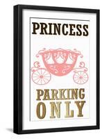 Princess Parking 1-Kimberly Allen-Framed Art Print