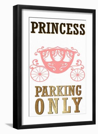 Princess Parking 1-Kimberly Allen-Framed Art Print