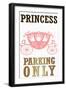 Princess Parking 1-Kimberly Allen-Framed Art Print