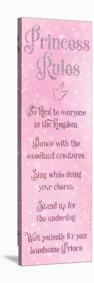 Princess Rules 3 set-Melody Hogan-Stretched Canvas