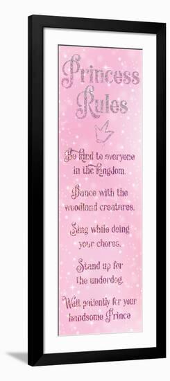 Princess Rules 3 set-Melody Hogan-Framed Art Print