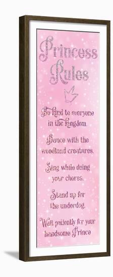 Princess Rules 3 set-Melody Hogan-Framed Premium Giclee Print