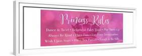 Princess Rules-Gigi Louise-Framed Premium Giclee Print