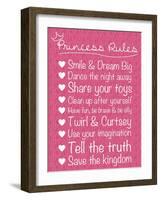 Princess Rules-Lauren Gibbons-Framed Art Print