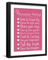 Princess Rules-Lauren Gibbons-Framed Art Print