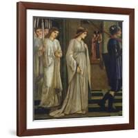 Princess Sabra Led to the Dragon-Edward Burne-Jones-Framed Giclee Print