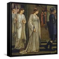 Princess Sabra Led to the Dragon-Edward Burne-Jones-Framed Stretched Canvas