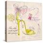 Princess Shoe-Barbara Lindner-Stretched Canvas