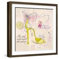 Princess Shoe-Barbara Lindner-Framed Art Print