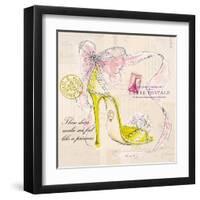 Princess Shoe-Barbara Lindner-Framed Art Print