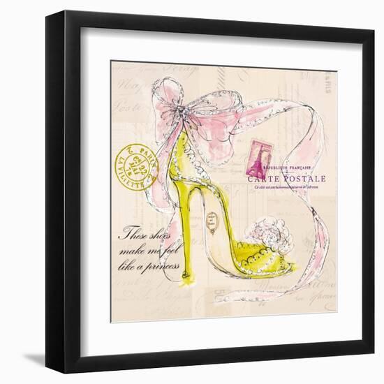 Princess Shoe-Barbara Lindner-Framed Art Print