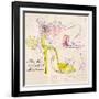 Princess Shoe-Barbara Lindner-Framed Art Print