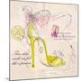 Princess Shoe-Barbara Lindner-Mounted Art Print