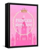 Princess Sleeps-Bella Dos Santos-Framed Stretched Canvas