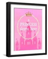 Princess Sleeps-Bella Dos Santos-Framed Art Print