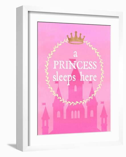 Princess Sleeps-Bella Dos Santos-Framed Art Print