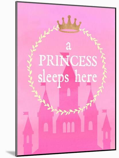 Princess Sleeps-Bella Dos Santos-Mounted Art Print