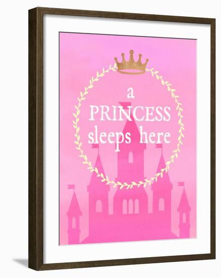 Princess Sleeps-Bella Dos Santos-Framed Art Print