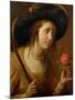 Princess Sophia of Bohemia (1630-1714), Mother of George I as a Shepherdess-Gerrit van Honthorst-Mounted Giclee Print