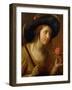 Princess Sophia of Bohemia (1630-1714), Mother of George I as a Shepherdess-Gerrit van Honthorst-Framed Giclee Print