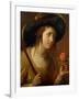 Princess Sophia of Bohemia (1630-1714), Mother of George I as a Shepherdess-Gerrit van Honthorst-Framed Giclee Print