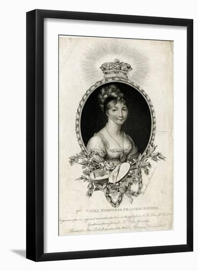 Princess Sophia-null-Framed Art Print