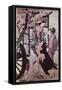 Princess stepping down from a carriage-Werner Forman-Framed Stretched Canvas