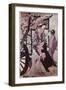 Princess stepping down from a carriage-Werner Forman-Framed Giclee Print