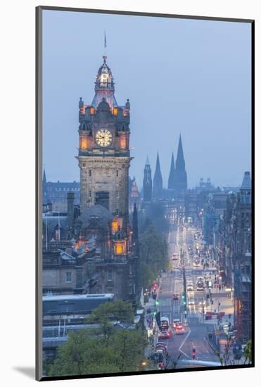 Princess Street View from Calton Hill-Guido Cozzi-Mounted Photographic Print