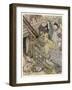 Princess, Swineherd Kiss-Arthur Rackham-Framed Art Print