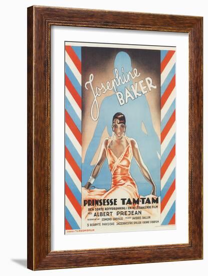 Princess Tam-Tam, Josephine Baker-null-Framed Art Print