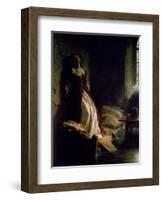 Princess Tarakanova, 1864-Konstantin Dmitrievich Flavitsky-Framed Premium Giclee Print