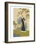 Princess with Whippets-null-Framed Art Print