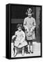 Princesses Elizabeth and Margaret, 1933-null-Framed Stretched Canvas