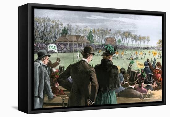 Princeton-Yale Football Match, 1889-null-Framed Stretched Canvas