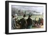 Princeton-Yale Football Match, 1889-null-Framed Premium Giclee Print