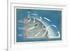 Principal Air Currents in the Northern Hemisphere-null-Framed Premium Giclee Print